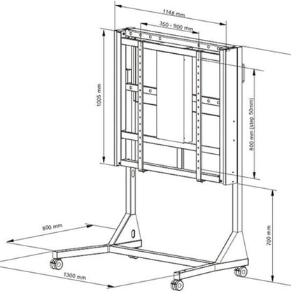 Multibrackets M Motorized Floorstand 80 kg Black HD