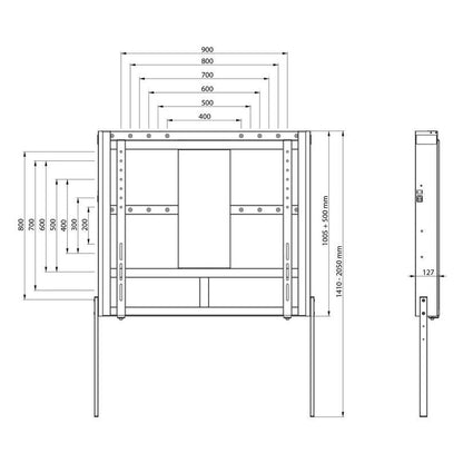 Multibrackets M Motorized Wallmount 160 kg Black SD