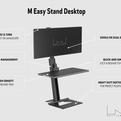 Multibrackets M Easy Stand Desktop Black