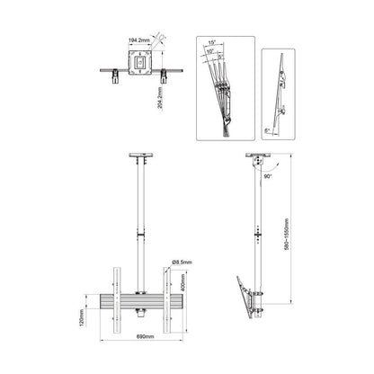 Multibrackets M Ceiling Mount Pro MBC1U