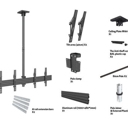 Multibrackets M Ceiling Mount Pro MBC2X1U