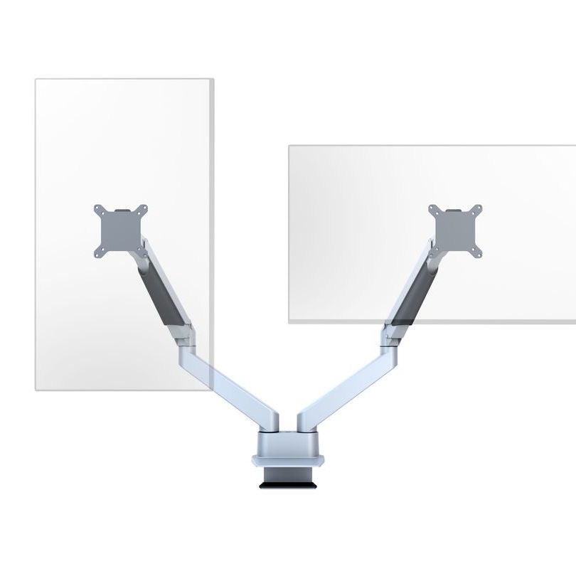 Multibrackets M VESA Gas Lift Arm Dual Side by Side Silver