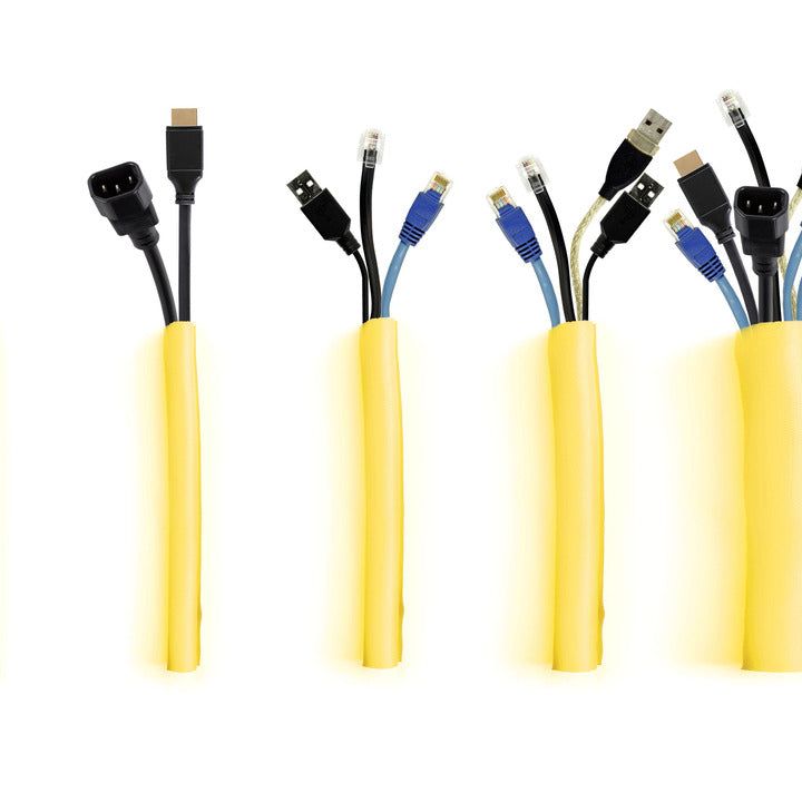 Multibrackets M Universal Cable Sock Self Wrapping 10mm Yellow 25m