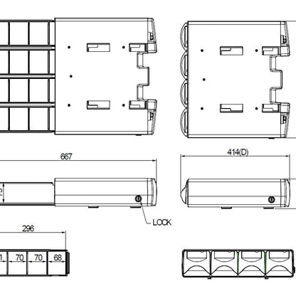 Multibrackets M Workstation Cart Drawer I
