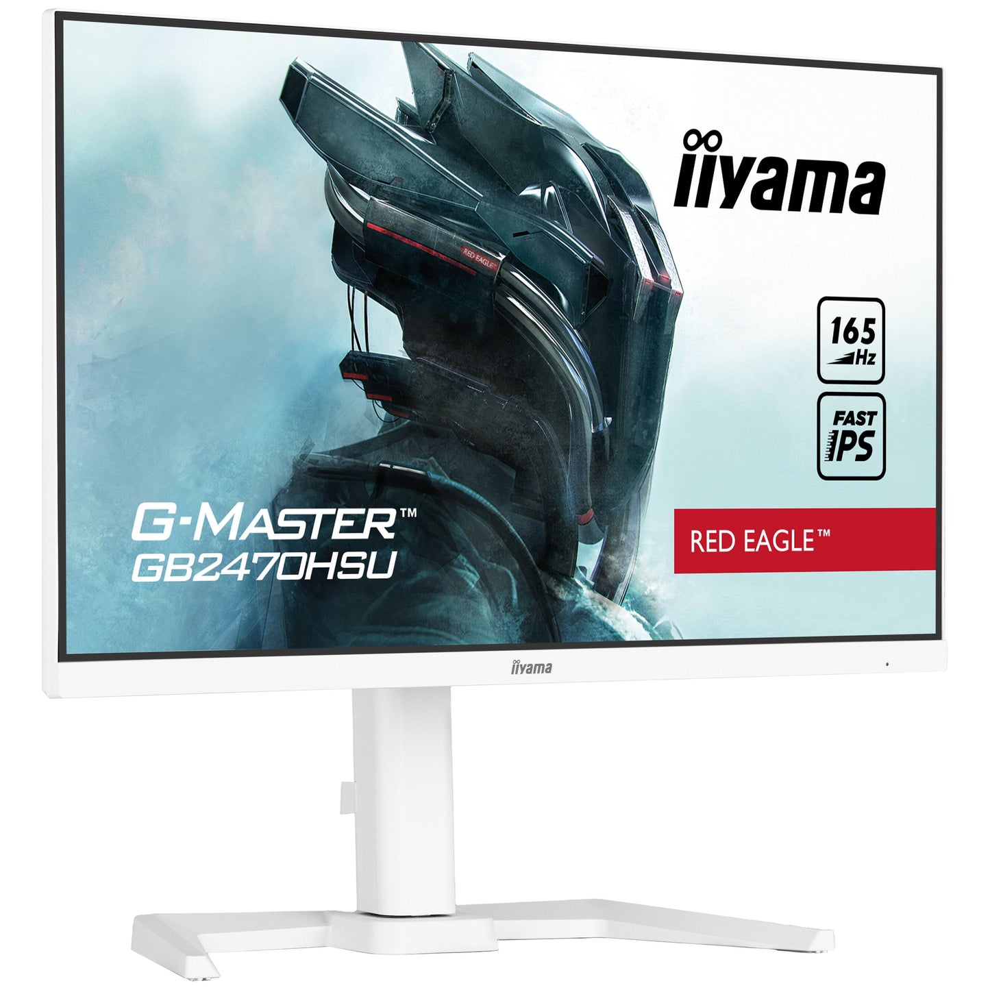 iiyama G-Master GB2470HSU-W5 24" Red Eagle Full HD IPS Gaming Monitor in White