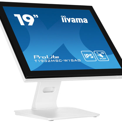 iiyama ProLite T1932MSC-W1SAG 19" 10pt Capactive IP Touchscreen in White