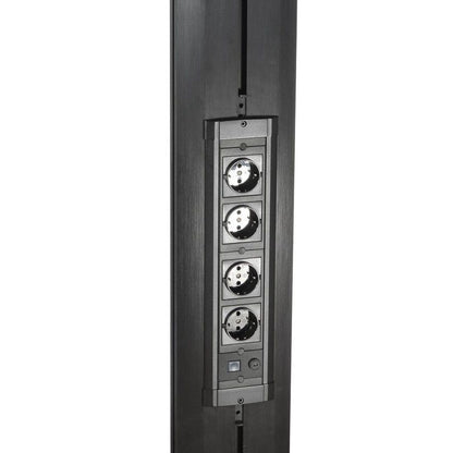 Multibrackets M Public Display Stand 210 Dual Pillar Wheelbase Black