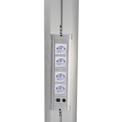 Multibrackets M Public Display Stand 180 Dual Pillar Wheelbase Silver
