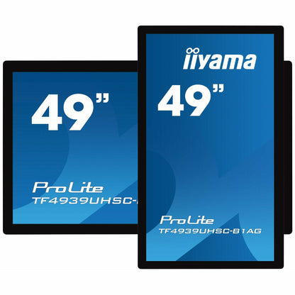 iiyama ProLite TF4939UHSC-B1AG 49" Open Frame IPS 15pt PCAP IPS 4K Touch Screen with Anti Glare