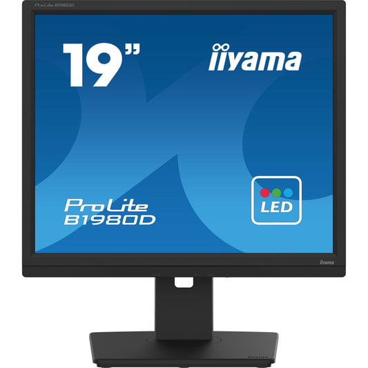 iiyama ProLite B1980D-B5 19" Monitor designed for business, is an impressive LED-backlit monitor with height adjustable stand.