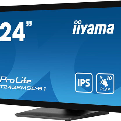 iiyama ProLite computer monitor 60.5 cm (23.8") 1920 x 1080 pixels Full HD LED Touchscreen Black