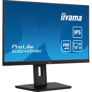 iiyama ProLite XUB2492HSU-B6 24" IPS 100Hz Full HD Display with Height Adjust Stand