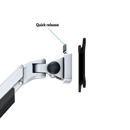 Multibrackets M VESA Gas Lift Arm Single Silver HD