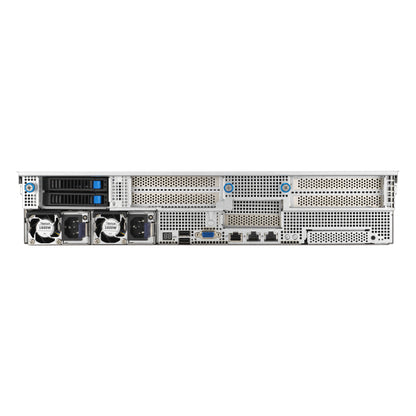 ASUS RS520A-E12-RS12U Socket SP5 Rack (2U) Black, Steel