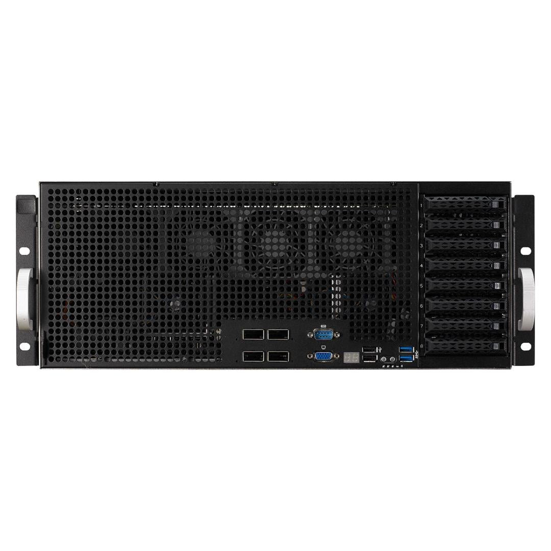 ASUS ESC8000 G4 LGA 3647 (Socket P) Rack (4U) Black, Stainless steel