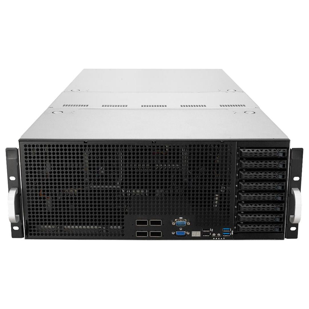 ASUS ESC8000 G4 LGA 3647 (Socket P) Rack (4U) Black, Stainless steel