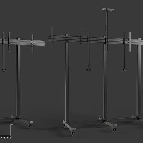 Multibrackets M Pro Series - Collaboration Floorstand Side by Side 90"