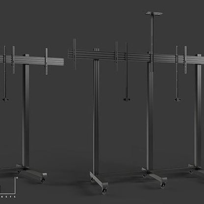 Multibrackets M Pro Series - Collaboration Floorstand Side by Side 90"