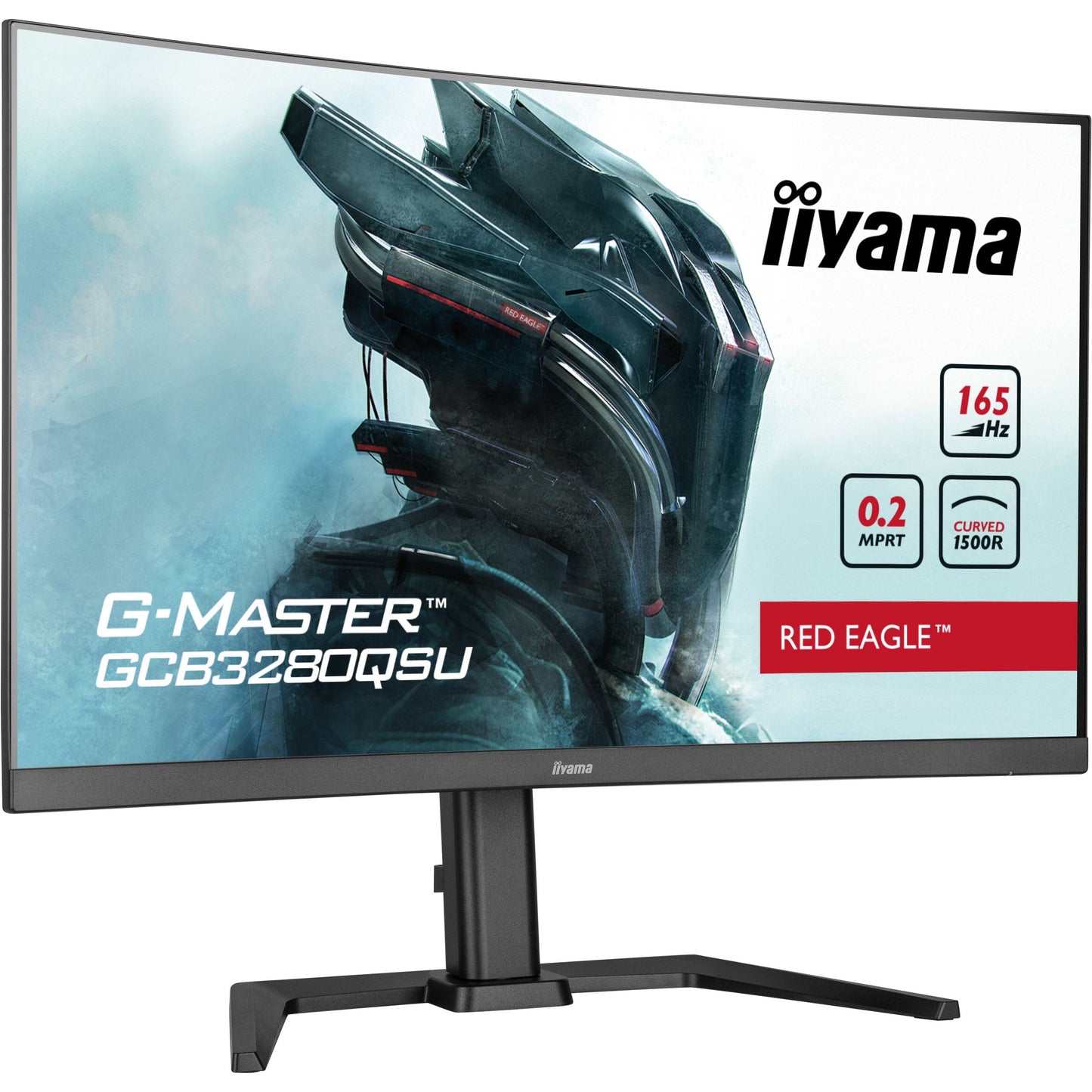 iiyama G-MASTER Red Eagle GCB3280QSU-B1  32" 1500R 165Hz Curved Gaming Monitor