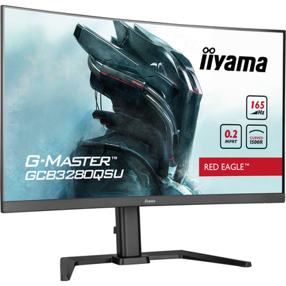 iiyama G-MASTER Red Eagle GCB3280QSU-B1  32" 1500R 165Hz Curved Gaming Monitor