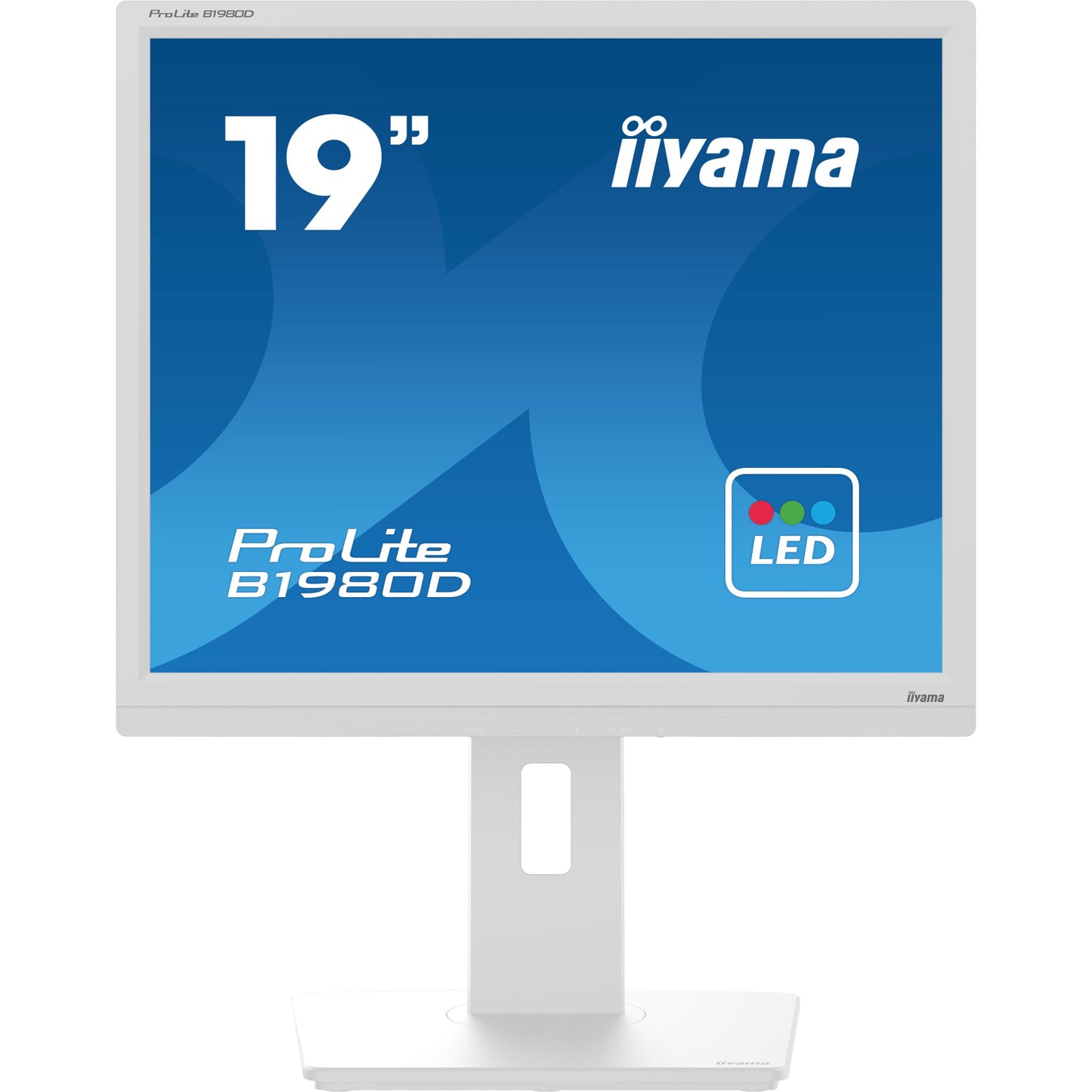 iiyama ProLite B1980D-W5 computer monitor 48.3 cm (19") 1280 x 1024 pixels SXGA LCD White