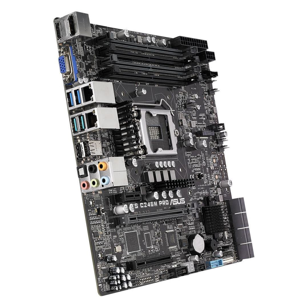 ASUS WS C246M PRO Intel C246 LGA 1151 (Socket H4) micro ATX motherboard