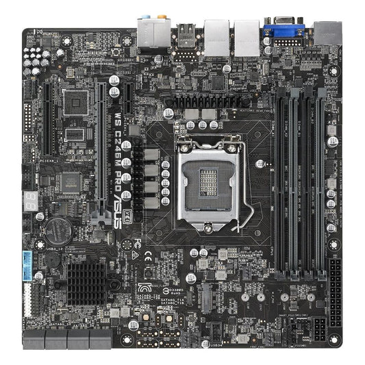 ASUS WS C246M PRO Intel C246 LGA 1151 (Socket H4) micro ATX motherboard