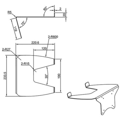 Multibrackets M Laptop Holder Gas Lift Arm Silver
