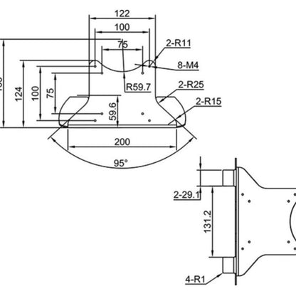 Multibrackets M Laptop Holder Gas Lift Arm Silver