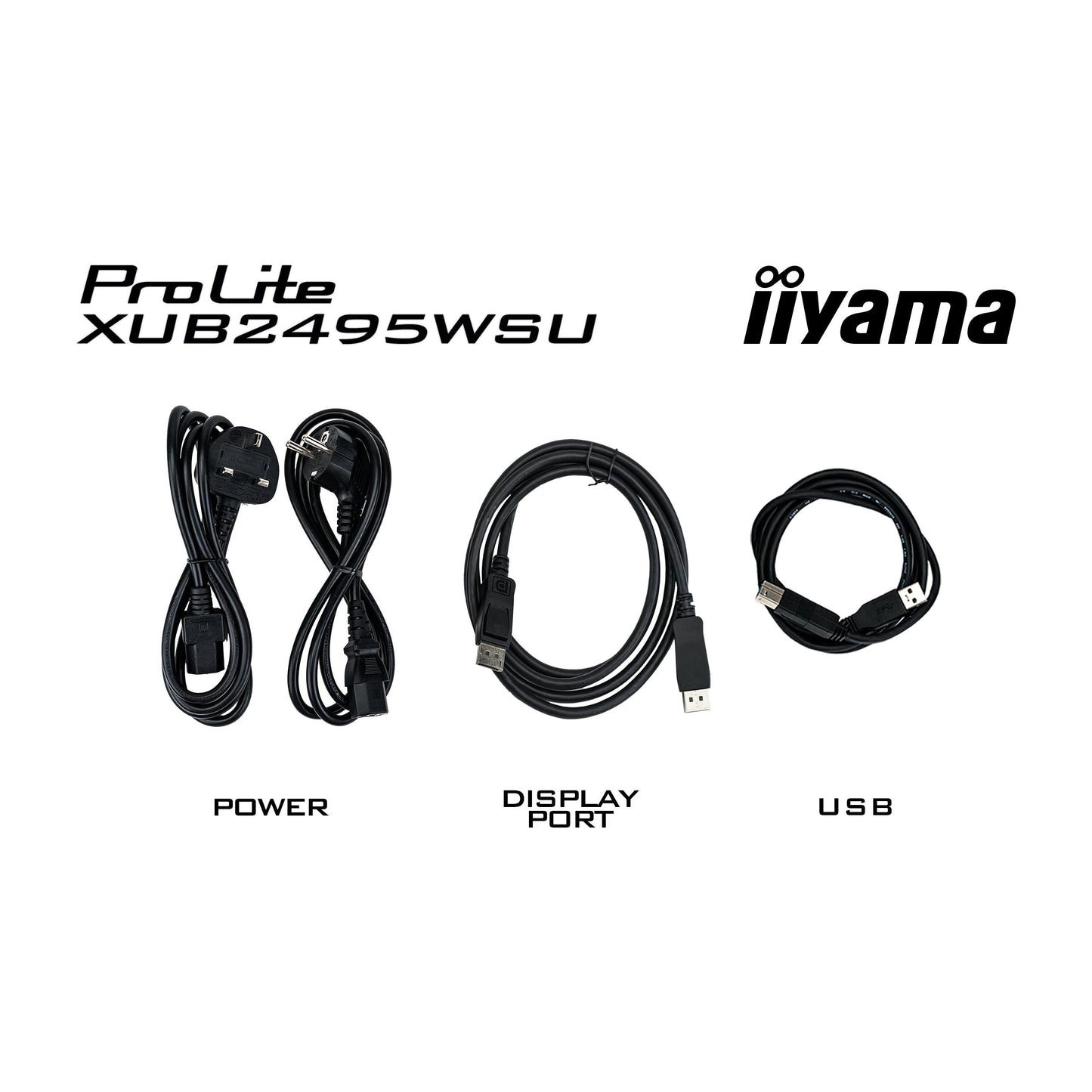 iiyama ProLite XUB2495WSU-B5 24" 1920 x 1200 pixels IPS Desktop Monitor