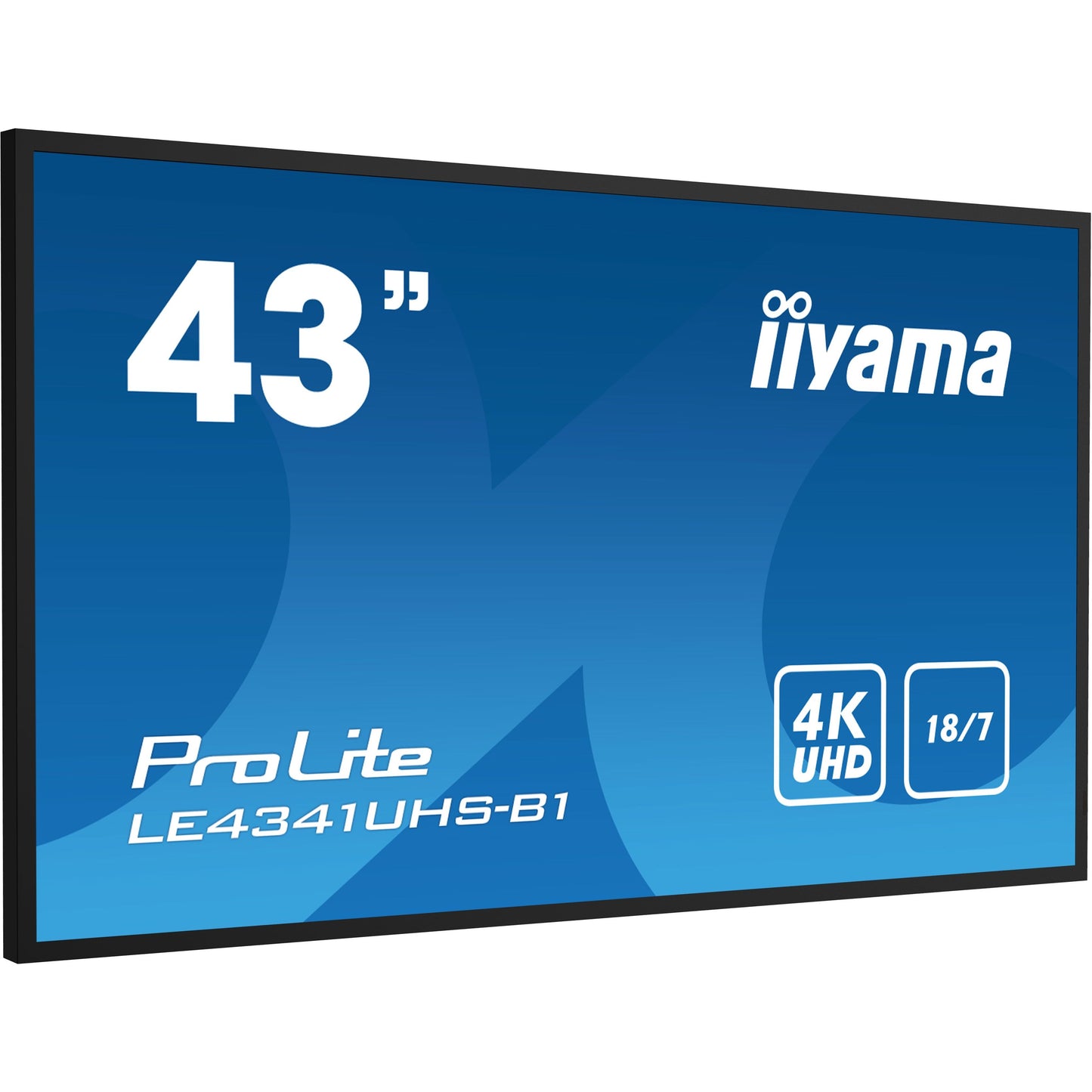 iiyama LE4341UHS-B1 Signage Display Digital signage flat panel 108 cm (42.5") LCD 350 cd/m² 4K Ultra HD Black 18/7