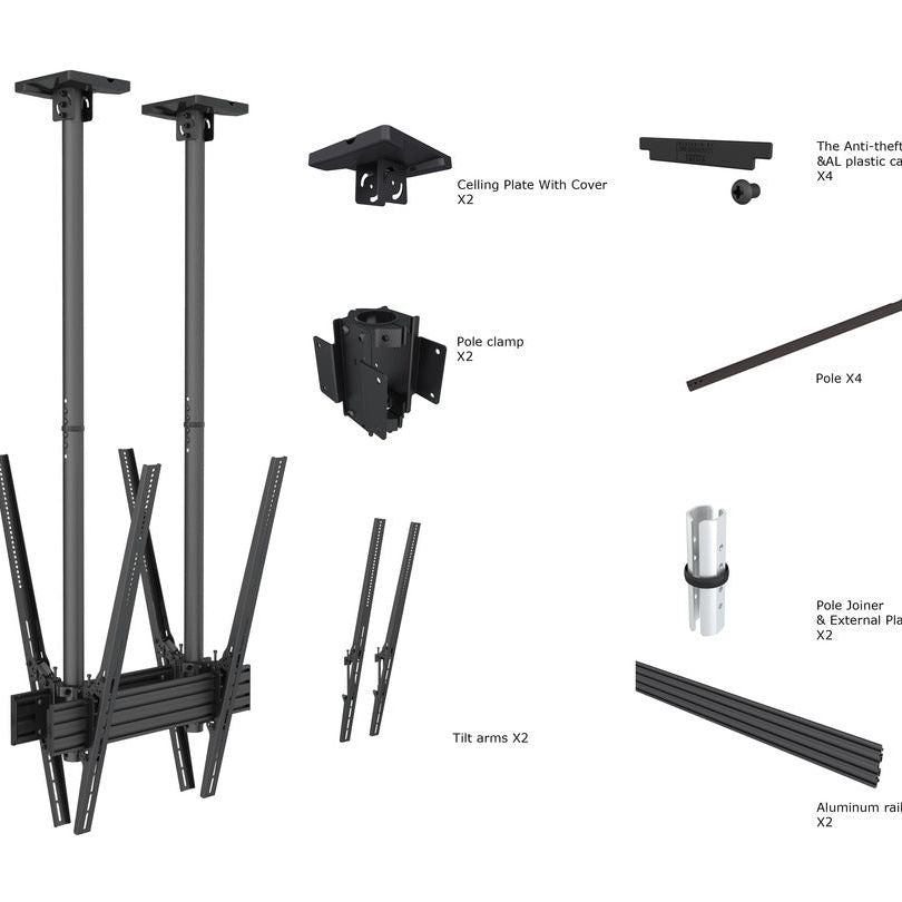 Multibrackets M Ceiling Mount Pro MBC1UX2PSD