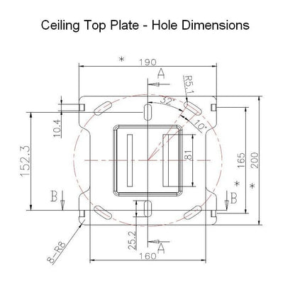 Multibrackets M Ceiling Mount Pro MBC1UX2HD