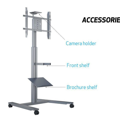 Multibrackets M Motorized Display Stand Wheelbase Silver