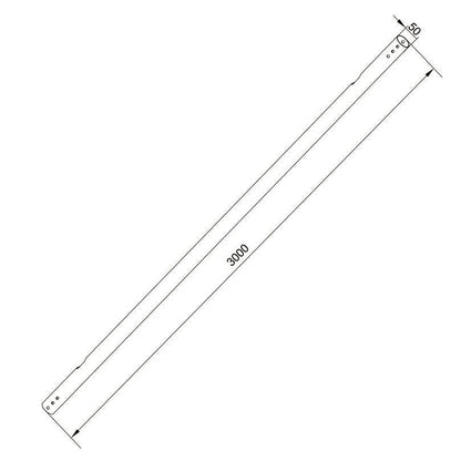 Multibrackets M Pro Series - Extension Pipe 3m White