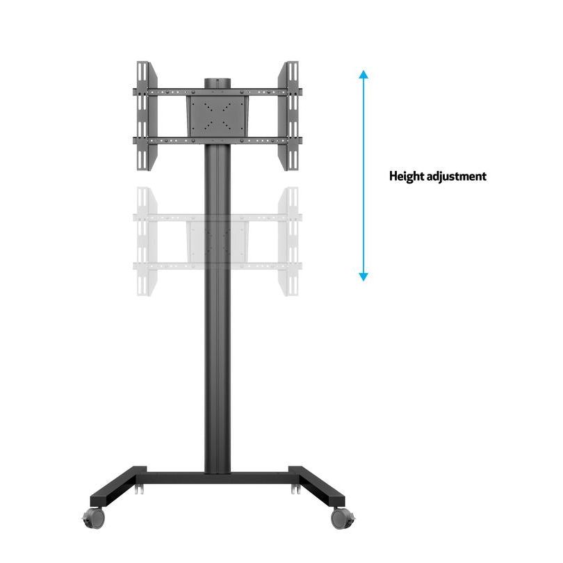 Multibrackets M Display Stand 180 Entry Level 180cm Trolley AV Cart Black