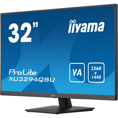 iiyama ProLite XU3294QSU-B1 computer monitor 80 cm (31.5") 2560 x 1440 pixels Wide Quad HD LCD Black