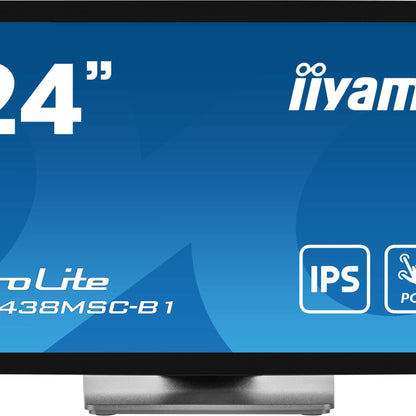 iiyama ProLite computer monitor 60.5 cm (23.8") 1920 x 1080 pixels Full HD LED Touchscreen Black