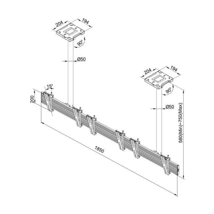 Multibrackets M Menu Board Mount Pro MBC3X1U VESA 200