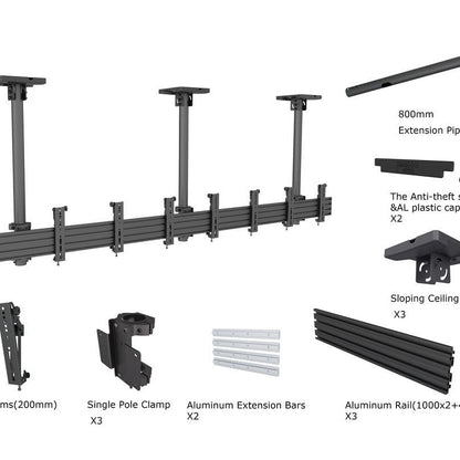 Multibrackets M Menu Board Mount Pro MBC4X1U VESA 200