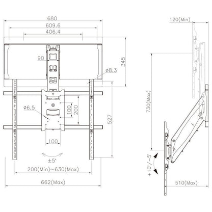 Multibrackets M Pull Down Full Motion Flexarm