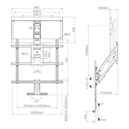 Multibrackets M Pull Down Full Motion Flexarm