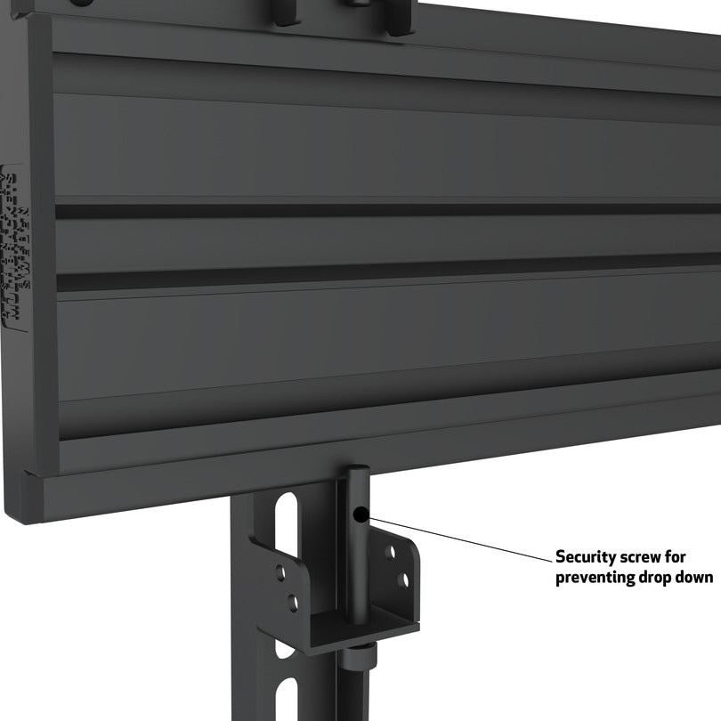 Multibrackets M Wallmount Pro MBW1UP 400x600 Fixed Black