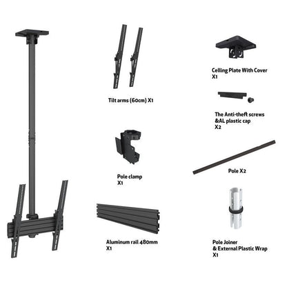 Multibrackets M Ceiling Mount Pro MBC1UP 400x600
