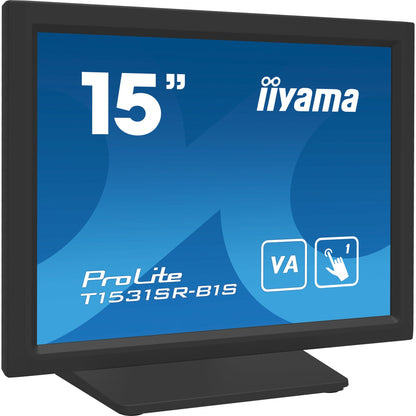 iiyama T1531SR-B1S POS monitor 38.1 cm (15") 1024 x 768 pixels XGA Touchscreen