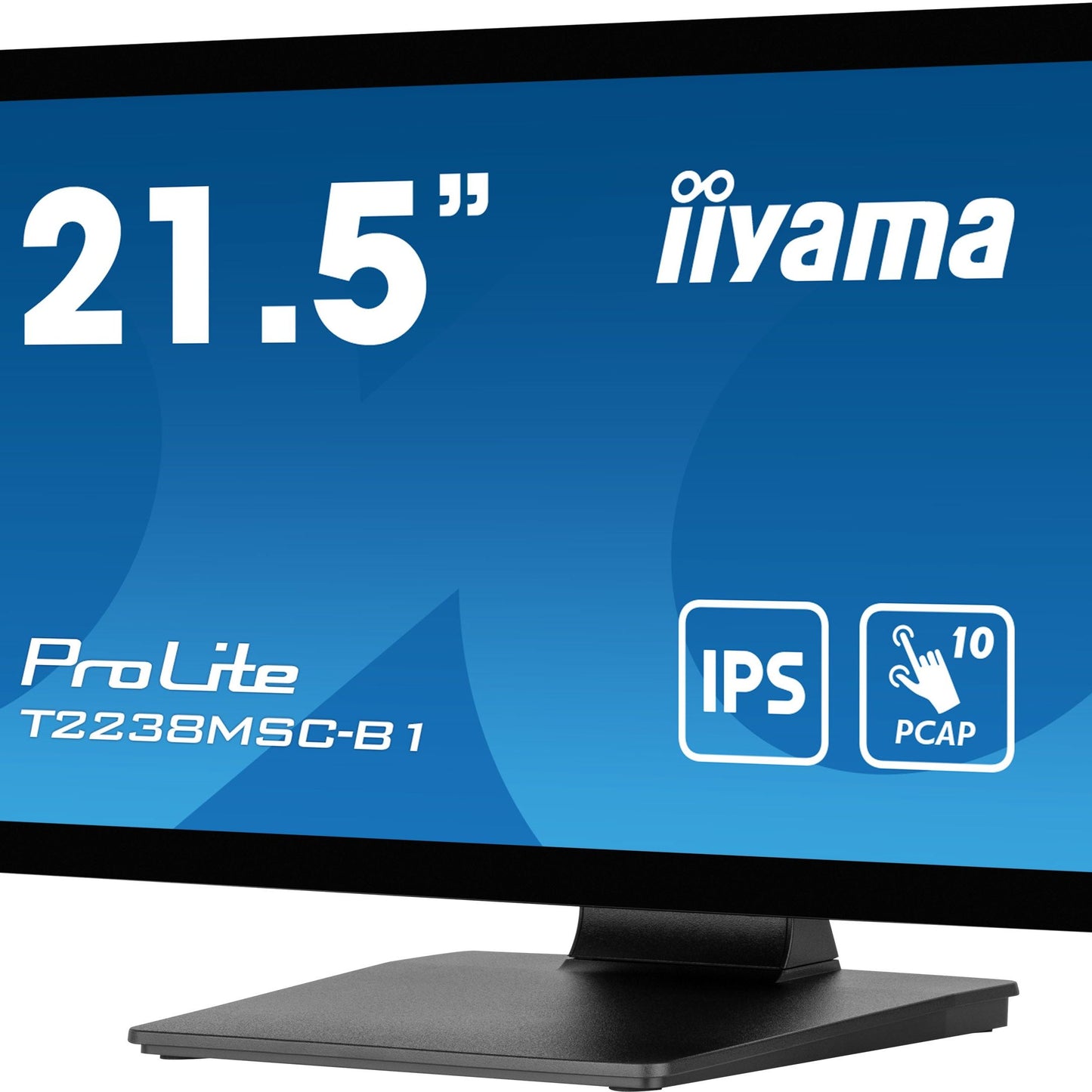 iiyama ProLite T2238MSC-B1 computer monitor 54.6 cm (21.5") 1920 x 1080 pixels Full HD LED Touchscreen Black
