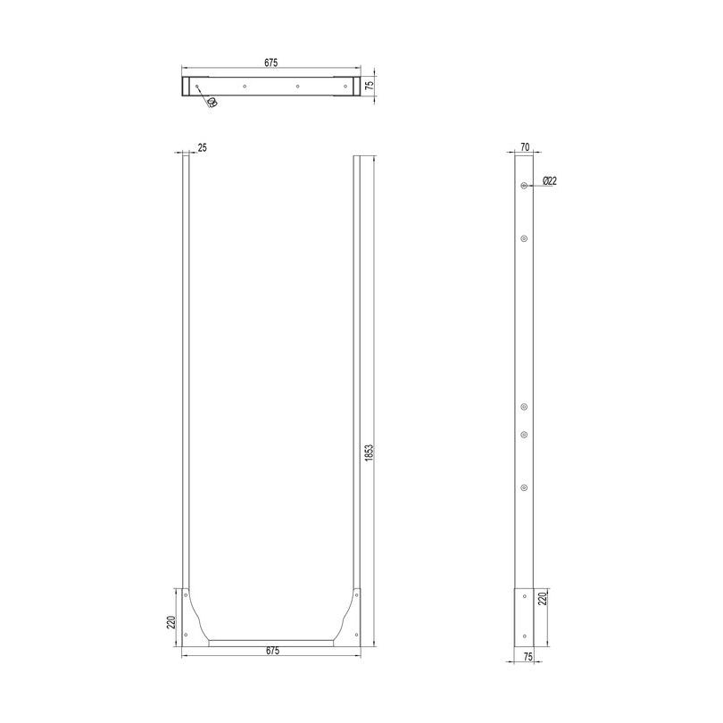 Multibrackets M Floormount Pro OM55N-D