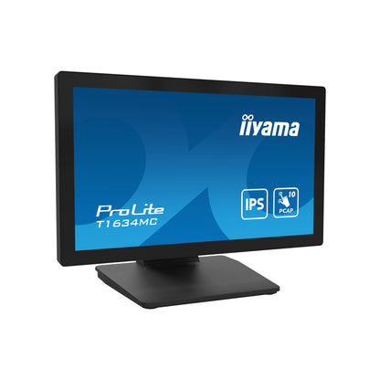 iiyama ProLite T1634MC-B1S computer monitor 39.6 cm (15.6") 1920 x 1080 pixels Full HD LED Touchscreen Black