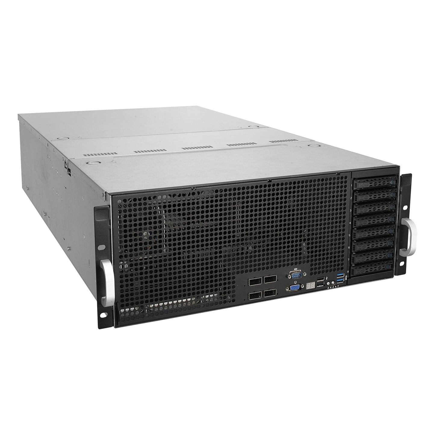 ASUS ESC8000 G4/10G Intel® C621 LGA 3647 (Socket P) Rack (4U) Black, Silver