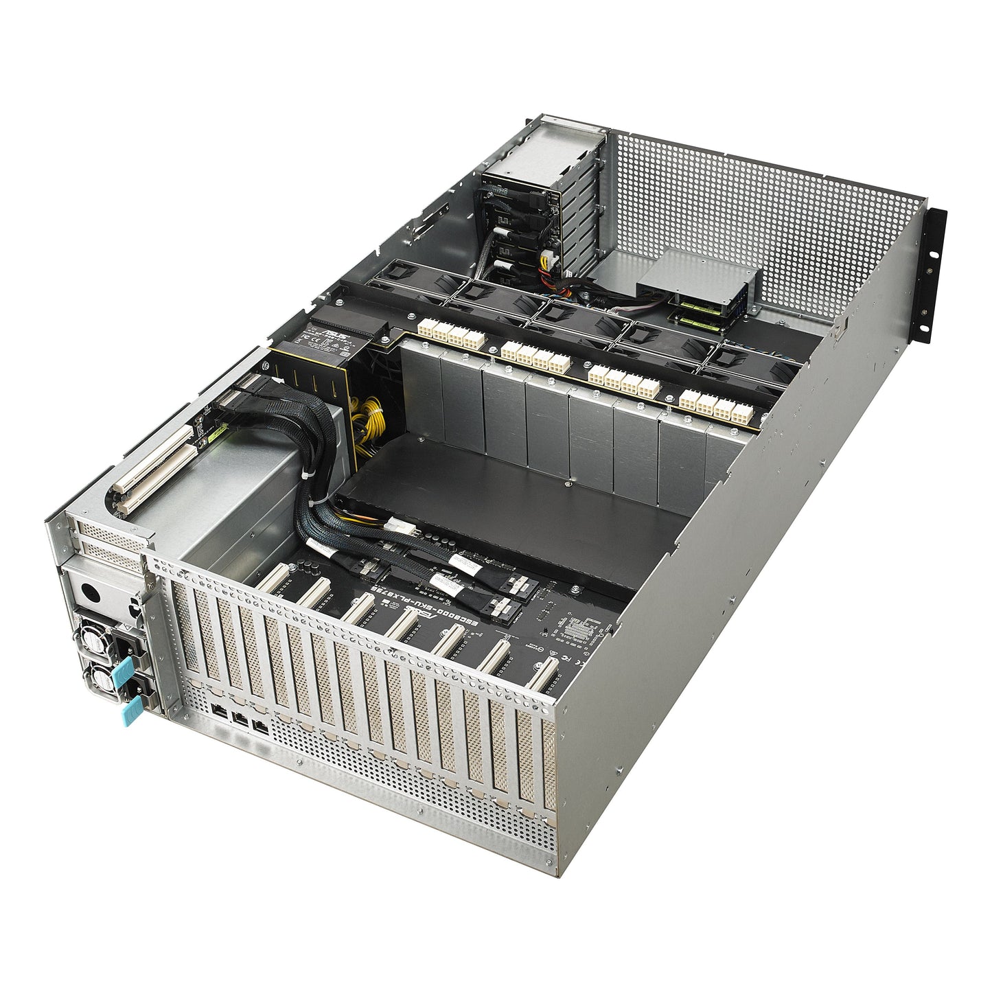 ASUS ESC8000 G4/10G Intel® C621 LGA 3647 (Socket P) Rack (4U) Black, Silver